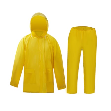 Yellow Light Weight Rain Suit, 2X-Large